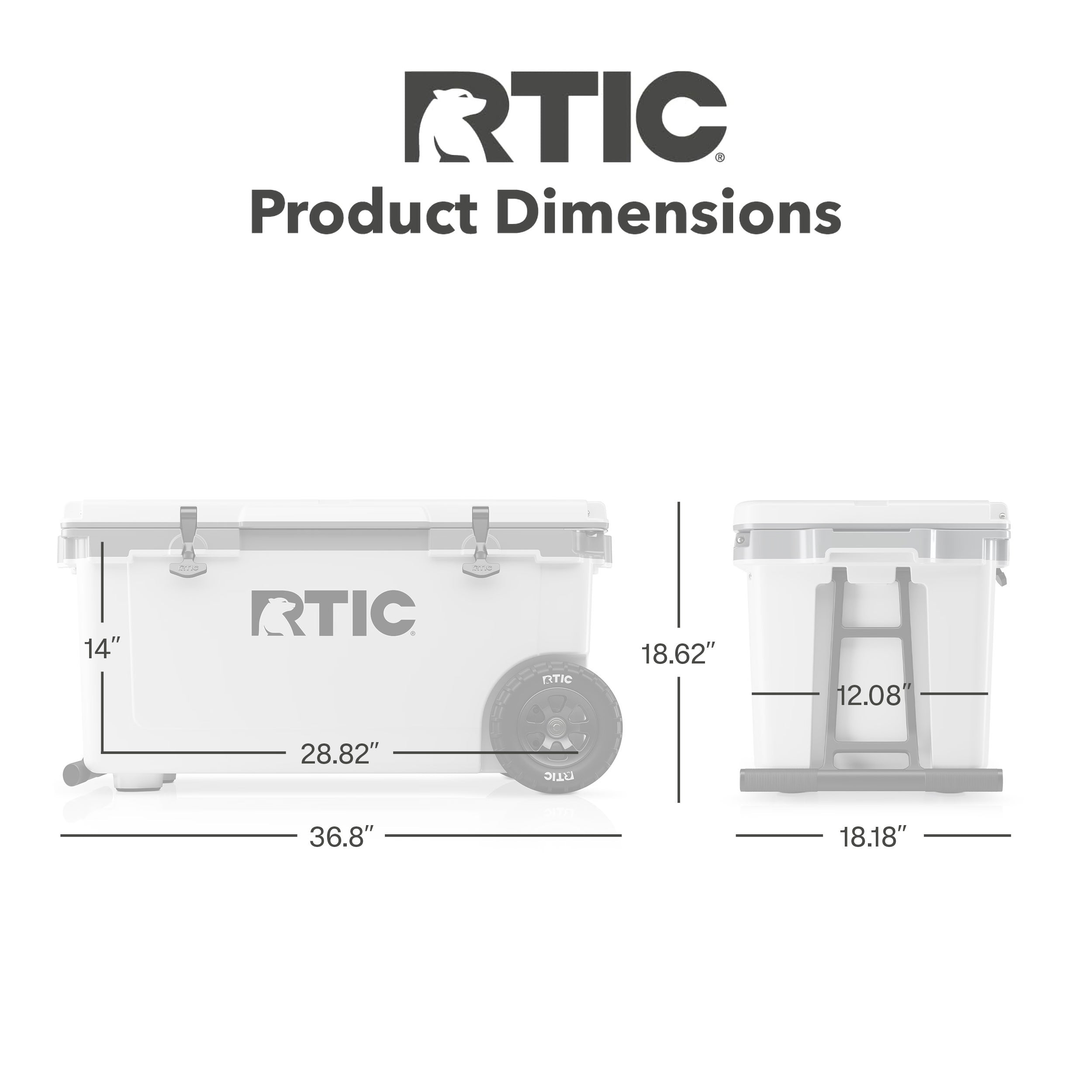 72 QT Ultra-Light Wheeled Cooler